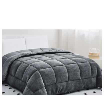 EDREDON SHERPA GRIS